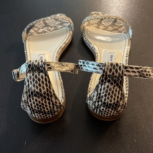 Manolo Blahnik Ankle-Strap Sandals - Picture 4 of 7